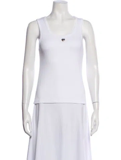 Pre-owned Margesherwood Scoop Neck Sleeveless Top W/ Tags In White