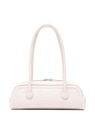 Margesherwood Snakeskin-embossed Shoulder Bag In Neutral