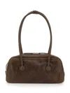 Margesherwood Soft Baguette Mini Shoulder Bag In Brown
