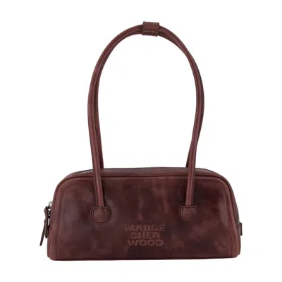 Margesherwood Soft Baguette Shoulder Bag In Brown