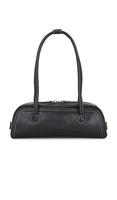 Margesherwood Soft Boston East West Mini Bag In Black