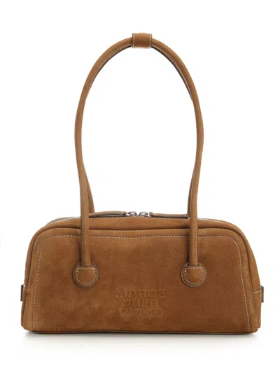 Margesherwood Soft Boston Ew Handbags Beige In Brown