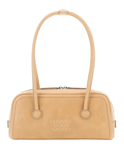 Margesherwood Soft Boston Ew Leather Bag In Brown