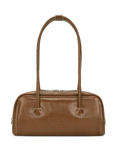 Margesherwood Soft Boston Ew Shoulder Bag In Brown