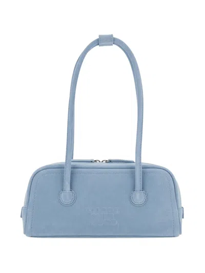 Margesherwood Soft Boston Ew Top-handle Shoulder Bag In Blue