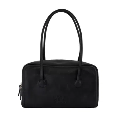 Margesherwood Soft Boston Shoulder Bag In Black