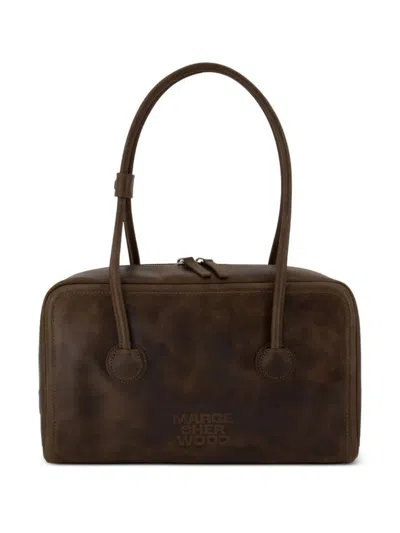 Margesherwood "soft Boston" Shoulder Bag Bags In Brown