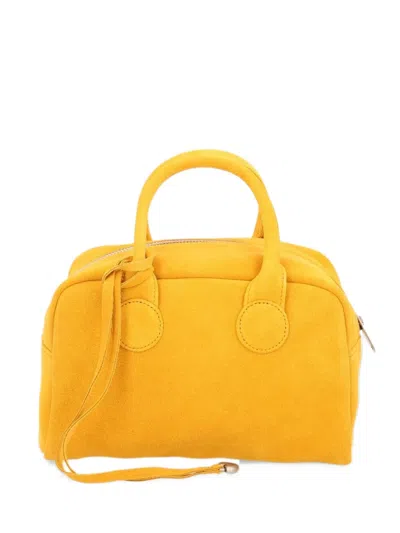 Margesherwood Soft Bowling Tote Bag In Orange