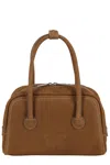 Margesherwood Soft Nubuck Tote Bag In Brown