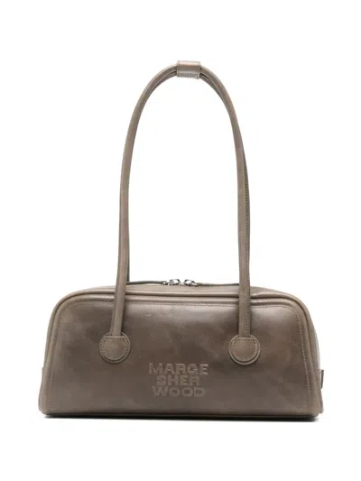 Margesherwood Soft Zip-up Shoulder Bag In Brown