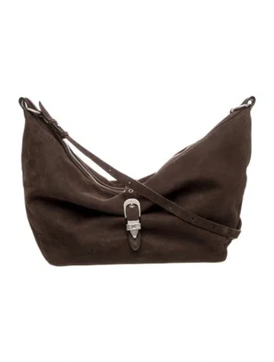 Pre-owned Margesherwood Suede Messenger Bag In Brown
