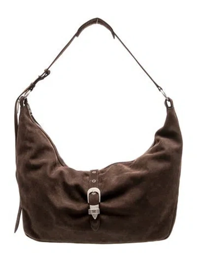 Pre-owned Margesherwood Suede Shoulder Bag In Brown