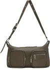 Margesherwood Taupe Outpocket Bag In Taupe Washed Nappa