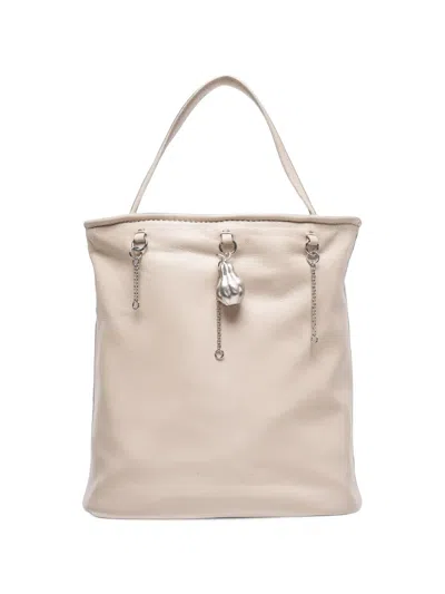 Margesherwood Wired Bucket Bag In Neutral