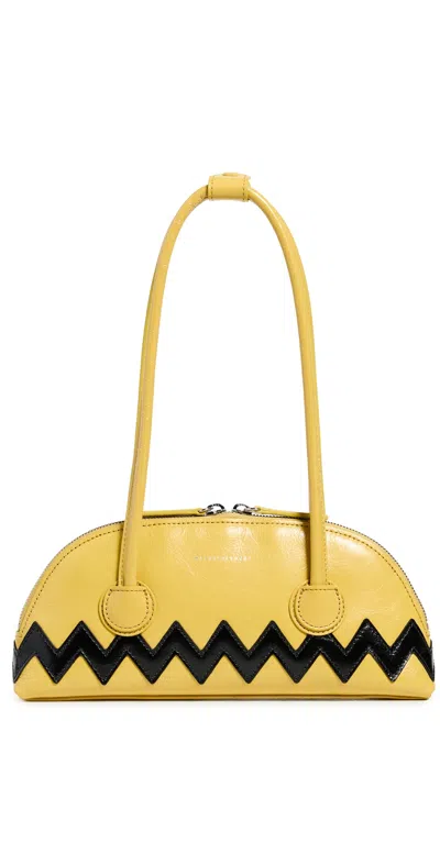 Margesherwood X Peanuts Bessette Shoulder Bag Corn Yellow/black Crinkle