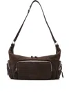 Margesherwood Zip-pocket Shoulder Bag In Brown