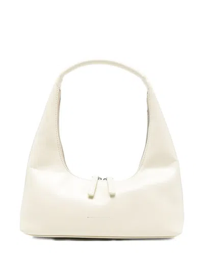 Margesherwood Zip-up Shoulder Bag In White