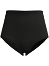 Margherita Maccapani Micro-short High-waist Shorts In Black