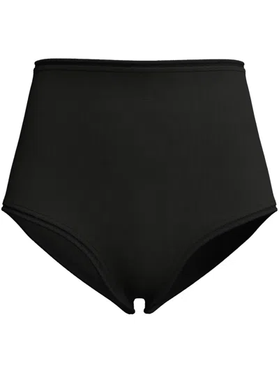 Margherita Maccapani Micro-short High-waist Shorts In Black