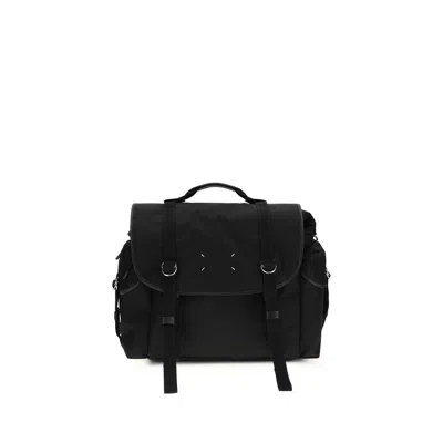 Margiela Black Calf Leather Bos Taurus Shoulder Bag