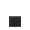 Margiela Black Calf Leather Bos Taurus Wallet In Black