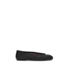 Margiela Black Lamb Ovis Aries Aries Ballet Flats In Black