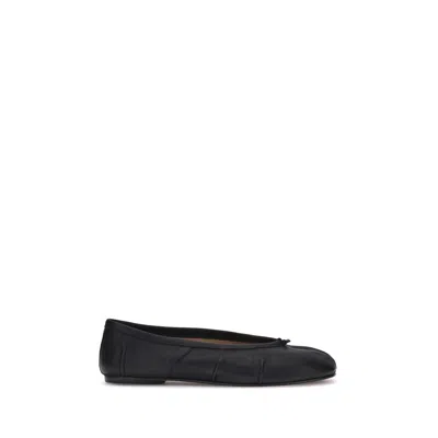 Margiela Black Lamb Ovis Aries Aries Ballet Flats
