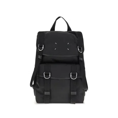 MARGIELA BLACK POLYAMIDE BACKPACK