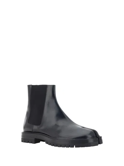 MARGIELA CALFSKIN TABI COUNTY CHELSEA BOOTS