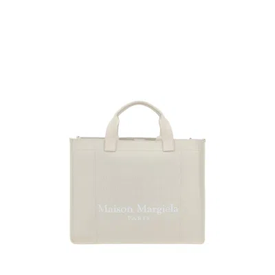 Margiela Cotton Tote Women's Bag In White