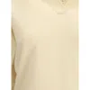Margiela Cream Fleece Wool Sweater In Neutral