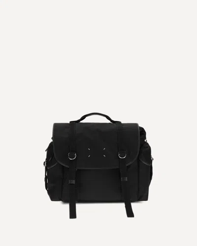Margiela High Tech Messenger Bag In Black