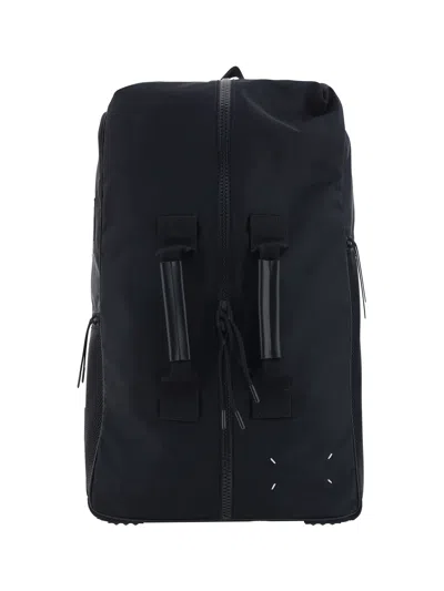 Margiela High Tech Weekender Backpack In Black