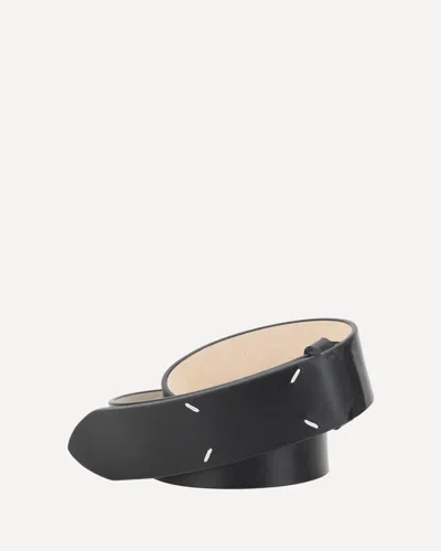 Margiela Logoed Belt In Black