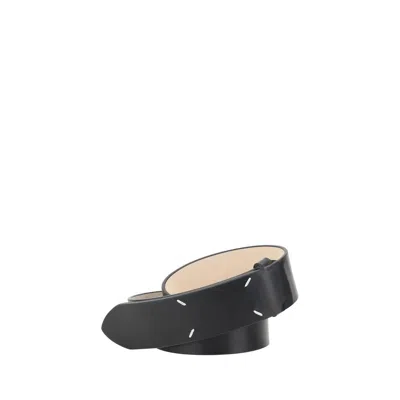 Margiela Logoed Belt In Green
