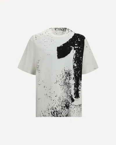 Margiela Number 10 Print Cotton T-shirt In White