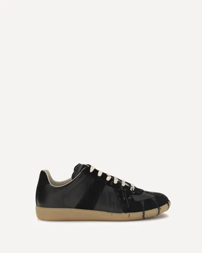 Margiela Replica Sneakers In Black