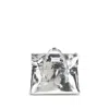 Margiela Silver Calf Leather Bos Taurus Handbag