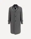 Margiela Single-breasted Coat In Virgin Wool Blend In Gray