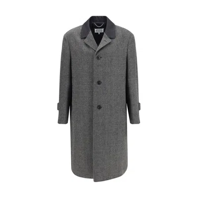 MARGIELA SINGLE-BREASTED COAT IN VIRGIN WOOL MEN'S BLEND