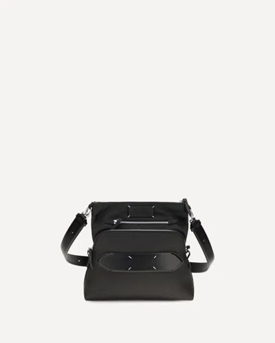 Margiela Small Soft 5ac Multifunction Crossbody Bag In Black