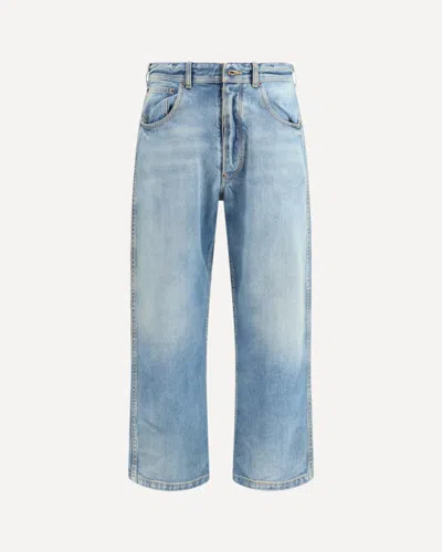 Margiela Straight-leg Cropped Jeans In Blue