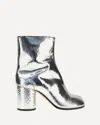 Margiela Buffed Leather Tabi Ankle Boots