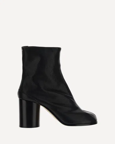 Margiela Tabi Ankle Boots In Black