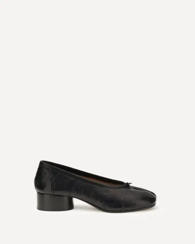 Margiela Tabi Ballerinas In Black