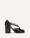 Margiela Black Calf Leather Bos Taurus High Heel Pumps In Black