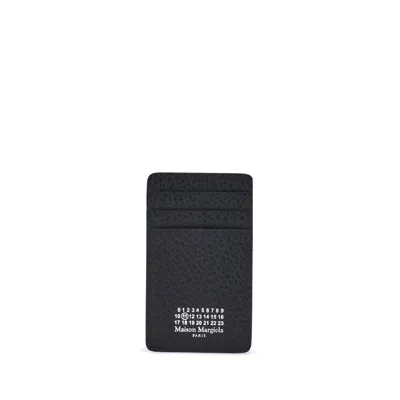 Margiela Vertical Card Holder In Black