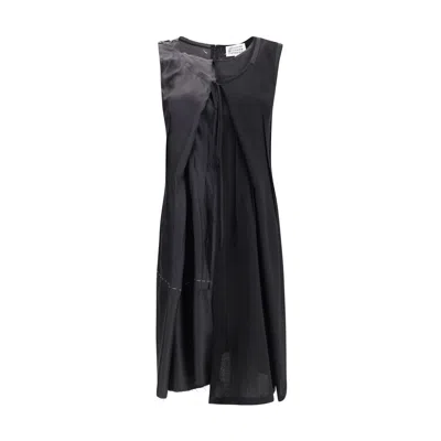 MARGIELA VIRGIN WOOL MIDI WOMEN'S DRESS