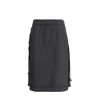 Margiela Wool Midi Skirt In Black