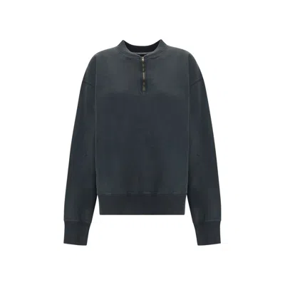 Margiela Zip Sweatshirt In Gray